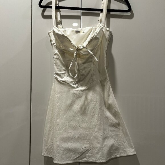 House of Cb Carlotta White Corset Mini Dress | XS - Picture 3 of 9